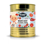 Nahrung Hauptspeise Hotovky z plechovky Fleischbällchen in Tomatensoße 800 g