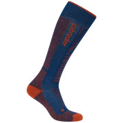 Herrensocken Icebreaker Men Merino Blend Ski+ Medium OTC Mountain Contour blau/orange Atla/Agat/Fervi