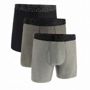 Herren-Boxershorts Under Armour Perf Tech 6in grau/schwarz