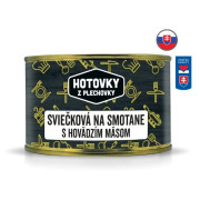 Fertigessen Hotovky z plechovky Lendenbraten in Rahmsoße 400g