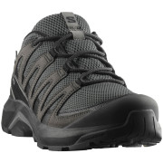 Wanderschuhe Salomon X-Adventure Recon Gore Tex grau Asphalt / Castlerock / Black
