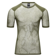 Herren-T-Shirt Brynje of Norway Tactical Wool Thermo T-Shirt w/inlay grün Olive Green