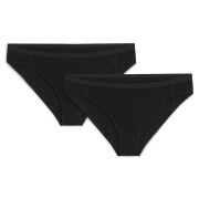 Damenhöschen Icebreaker Women Merino 150 Siren Bikini 2 Pack schwarz Black