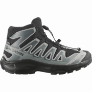 Kinderschuhe Salomon Xa Pro Mid Wp J Black-Sedona Sage-Wrought Iron schwarz/grau Black / Sedona Sage / Wrought Iron