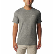 Herren-T-Shirt Columbia Kwick Hike™ Back Graphic SS Tee grau Black Heather, Moonscape