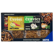 Essbare Grillen Sens Knusprige Grillen & Würmer - Gourmet-Geschenkbox