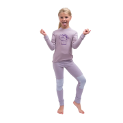 Kinder-Funktionsshirt Sensor Merino DF Planet Mystic Violet