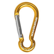 Hilfskarabiner Singing Rock Mini Pear gelb
