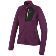 Damen-Sweatshirt MOOA Nyore Grid 220 lila purple melange
