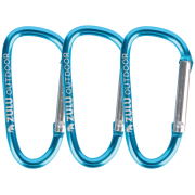 Hilfskarabinerhaken Zulu M 3-pack blau light blue