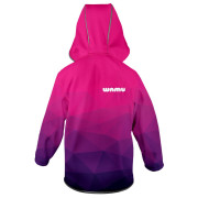 Kinder-Softshell-Jacke WAMU Mozaika purple