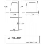 Innenzelt Vango BR001 - Drive Away Awning Bedroom