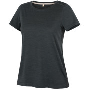 Damen-T-Shirt MOOA Merino Lyolite Horizon 150 Comfy schwarz black melange