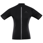 Damen-Radtrikot Alpine Pro Sagena 2 schwarz BLACK