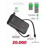 Kabellose Powerbank Swissten POWER BANK 20000 mAh PD 20W