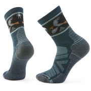 Socken Smartwool Hike Light Cushion Soaring Mid Crew Sock blau TWILIGHT BLUE