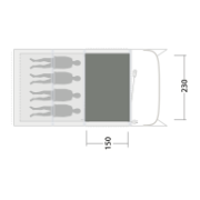 Zeltteppich Outwell Cozy Carpet Monterey 4 Air