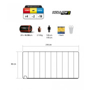 Schlafsack Trimm Tramp 195 cm