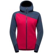 Damen-Fleecejacke La Sportiva Bristen Thermal Hoody W rosa/grau Azalea/Night Sky