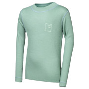 Kinder-Funktionsshirt Sensor Merino DF Logo Up Basil Green hellgrün Basil Green