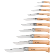 Messer-Set Opinel Inox Holzbox mit 10 Messern (N°02-12)