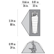 Ultraleichtes Zelt MSR Hubba Hubba LT 1P