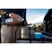 Edelstahlflasche Klean Kanteen Wide w/Wide Loop Cap - brushed stainless 1900 ml