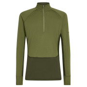 Herren-Funktionsshirt Icebreaker Men Mer 200 ZoneKnit LS Half Zip dunkelgrün Dkloden/Spha/Cb