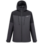 Herren-Winterjacke Regatta Highton Stretch Padded Jacket schwarz/grau Ash/Black