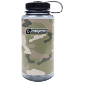 Flasche Nalgene Wide Mouth Camo Print 1000 ml grau/schwarz Gray w/Black Camo