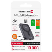 Powerbank Swissten 10000 mAh Qi2 MagSafe power bank