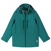 Wasserdichte Kinderjacke Reima Saarela Dark Teal dunkelgrün Dark Teal