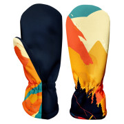 Kinder-Softshellhandschuhe WAMU Mountain Bike orange