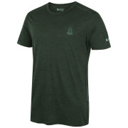 Herren-T-Shirt Zulu Merino Fire 160 Short Comfy