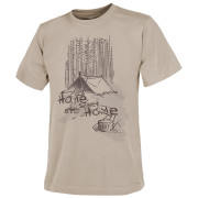 Herren-T-Shirt Helikon-Tex T-Shirt (Home Sweet Home) beige Khaki