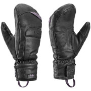 Damen Ski-Handschuhe Leki Montera Prime Women Mitt schwarz black-blackberry gray