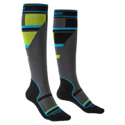 Kindersocken Bridgedale Ski Mountain Junior grau/grün grey/green/068