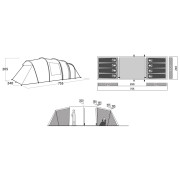 Familienzelt Easy Camp Leka Twin 8