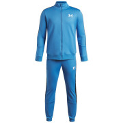 Trainingsanzug Under Armour UA B Icon Knit Tracksuit Aegean Blue blau Aegean Blue / / White
