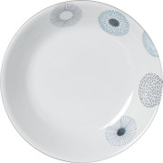 Teller Brunner Deep Plate ø 21cm weiß/blau