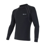 Herren-T-Shirt Sensor Double Face dl. rukáv schwarz Black