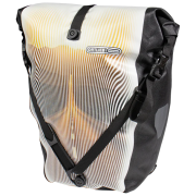 Wasserdichte Fahrradtasche Ortlieb Back-Roller Design weiß white - black