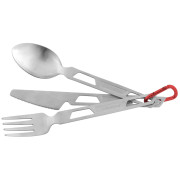 Besteckset Robens Sierra Steel Cutlery Set grau