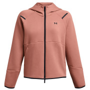 Damen-Sweatshirt Under Armour Unstoppable Flc FZ rosa CanyonPink/Black