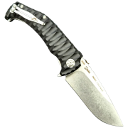 Klappmesser Dachs Knives Charon EVO schwarz Black Micarta