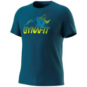 Herren-Funktionsshirt Dynafit Transalper Graphic S/S Tee M blau Petrol