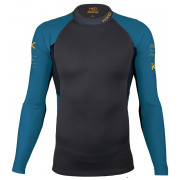 Herren-Funktionsshirt Hiko Symbio e. L/S Top blau/schwarz