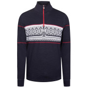 Herrenpullover Dale of Norway Moritz Masc Basic Sweater blau/weiß Navy White Raspberry