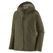 Herrenjacke Patagonia M's Insulated Boulder Fork Rain Jkt grün Basin Green