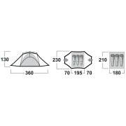 Wanderzelt Husky Brofur 3